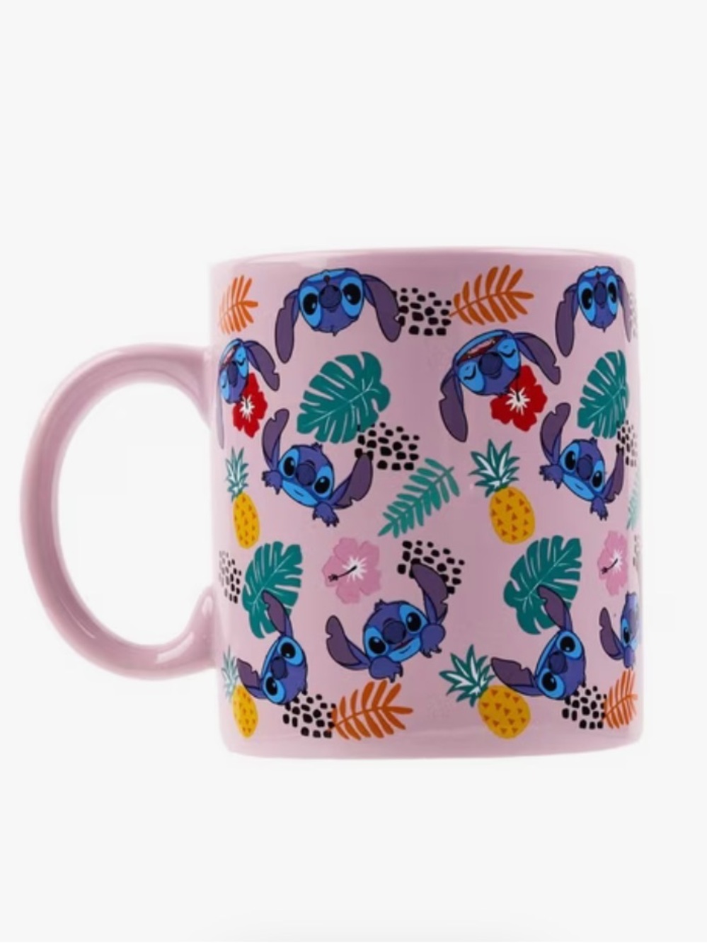 DISNEY LILO AND STITCH - STITCH Purple 16 oz Ceramic Coffee Tea Mug BRAND NEW